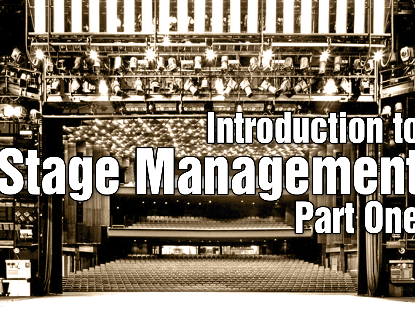 Stage Management for Live Performances